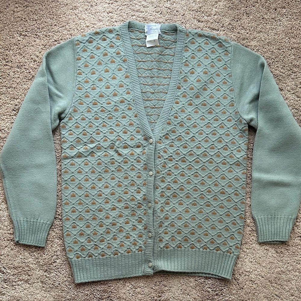 Vintage Patterned Cardigan by Nardis